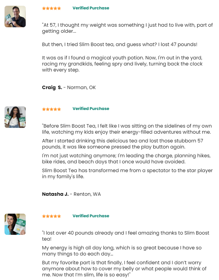 Slim Boost Tea reviews