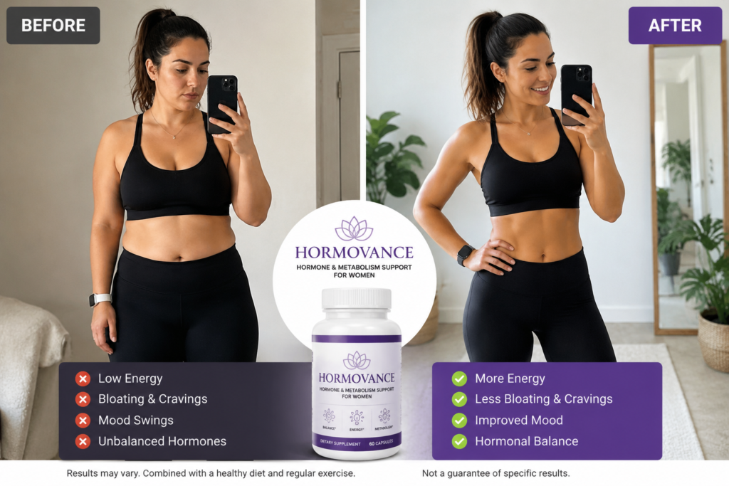 Hormovance before and after