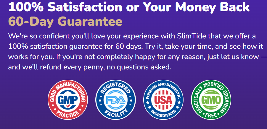 SlimTide – Safety & Quality Assurance